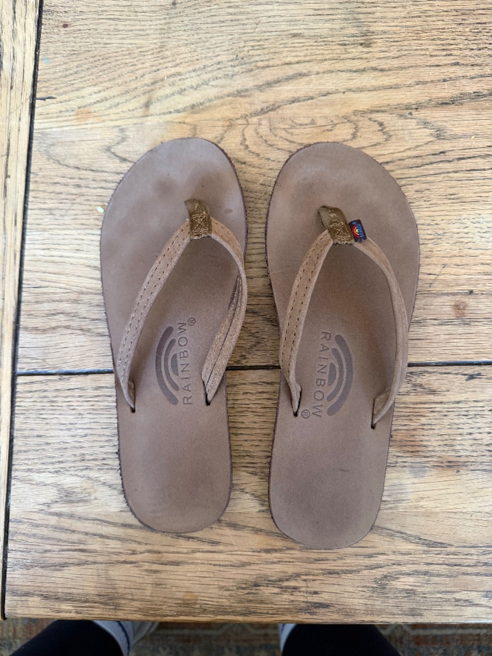 brand New Rainbow flip flops- small